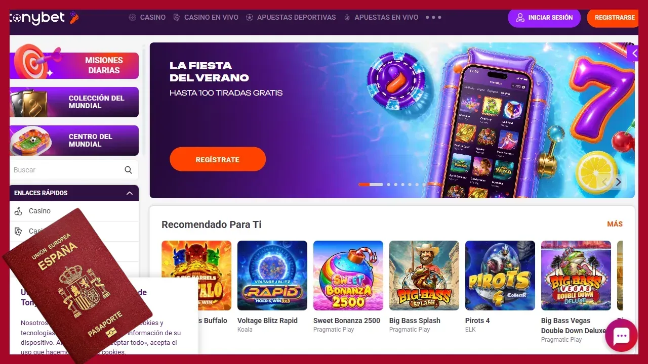 Tonybet apuestas deportivas con pasaporte Tonybet: apuestas deportivas con pasaporte y verificación en unas cuatro horas