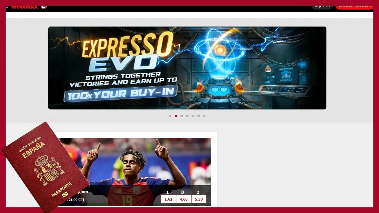 Winamax apuestas deportivas con pasaporte Winamax: casa de apuestas deportivas que admite pasaporte vigente
